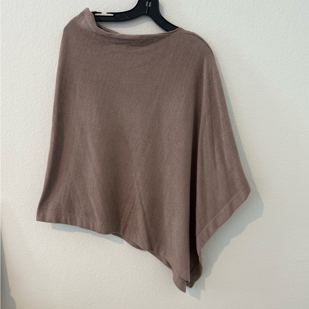 Barefoot Dreams Cozy Tan Poncho